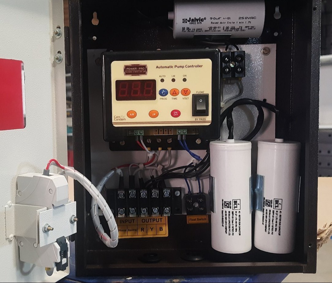 Single VFD + PLC Based-Variable Speed Booster Panel 1 Pump Panel